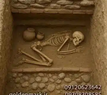 لایه های قبر ساسانی
